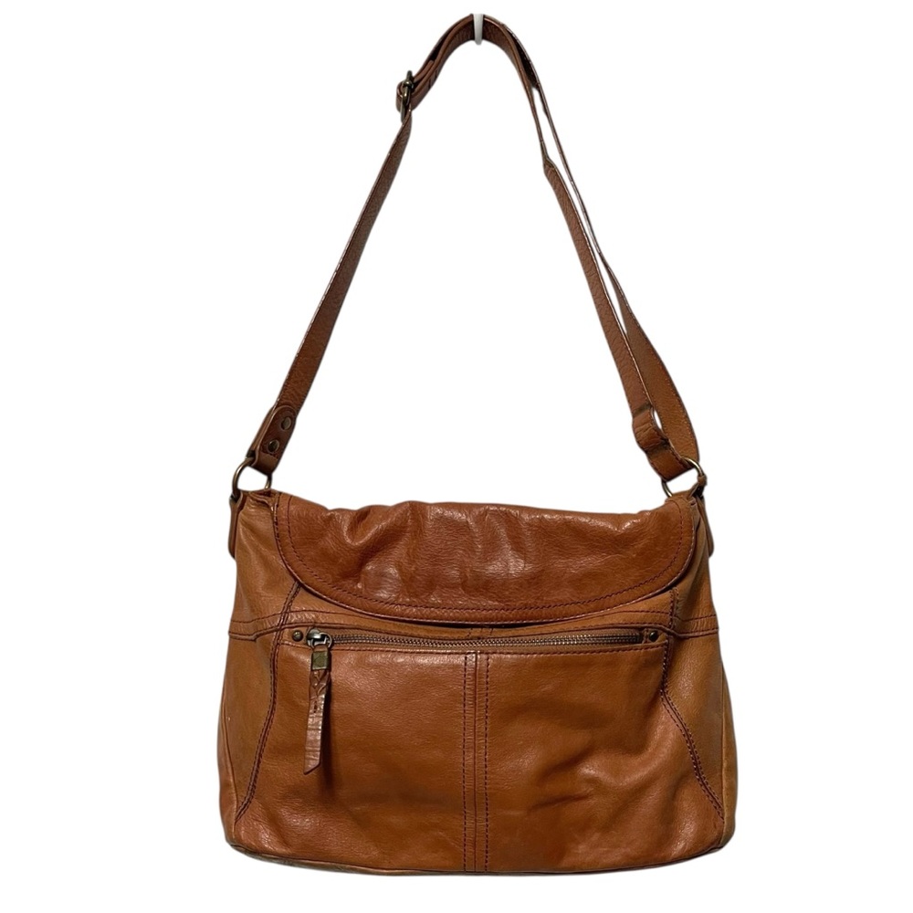 THE SAK Esperato Flap Leather Hobo Convertible Crossbody Bag